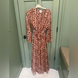 MISA  Long Sleeve Maxi Dress in great condition!!!